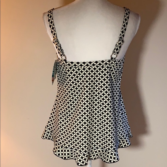 NWT Swim Solutions Tankini Top - Picture 3 of 6